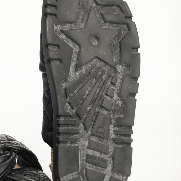Christian Dior DTwist Black Cannage Quilted Slide Sandals - Picture 6 of 11